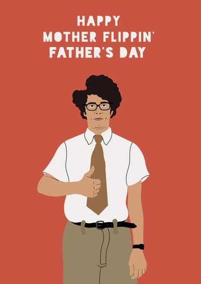 Funny Father's Day Card - The IT Crowd - Moss created by Lucy Maggie Designs