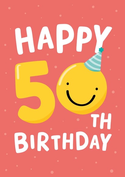 Happy 50th Birthday Card created by Fliss Muir