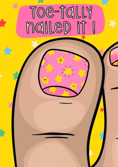 Nailed it - Well Done Card for Friends and Family created by Lisa Wardle