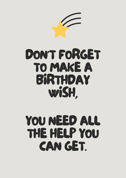 Make a birthday wish created by Jxdyona