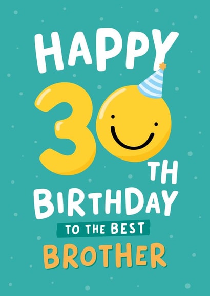30th Birthday Card for Brother created by Fliss Muir
