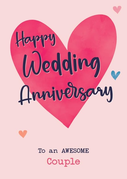 Cute Anniversary Card For Couple created by Nidd And Rigg!