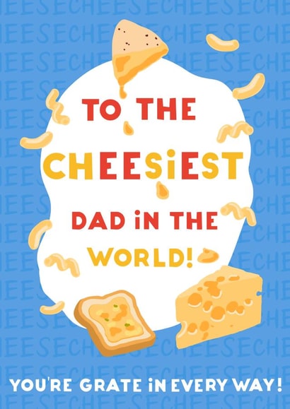 The Big Cheese: Cheesy Funny Father's Day Delight for Dad created by Cherbear Creative Studio