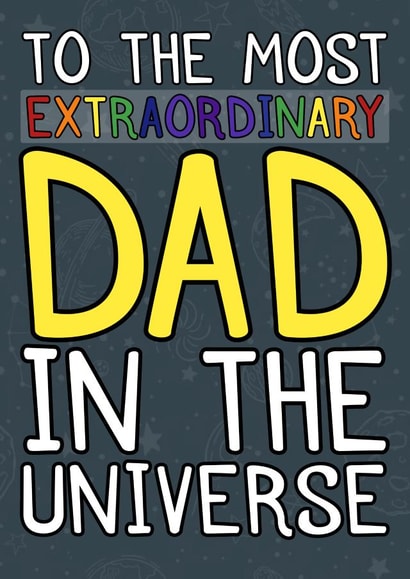 Heartfelt Father's Day Card - Extraordinary Dad created by Designs by Ru