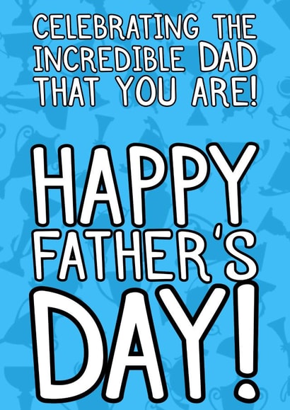 Cute fathers day card to celebrate your Dad created by Designs by Ru