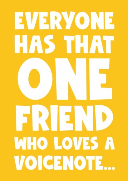 Funny Birthday Card - Voice Notes created by Naomi Park