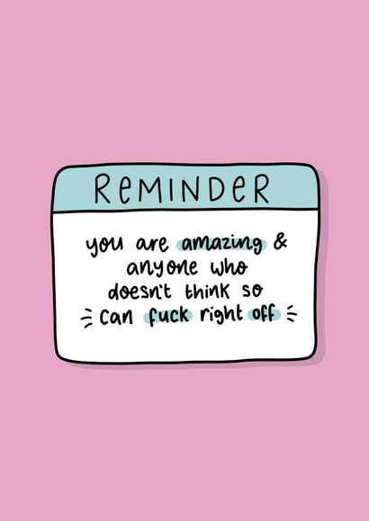 Heartfelt Friendship Card - Positivity created by Lola