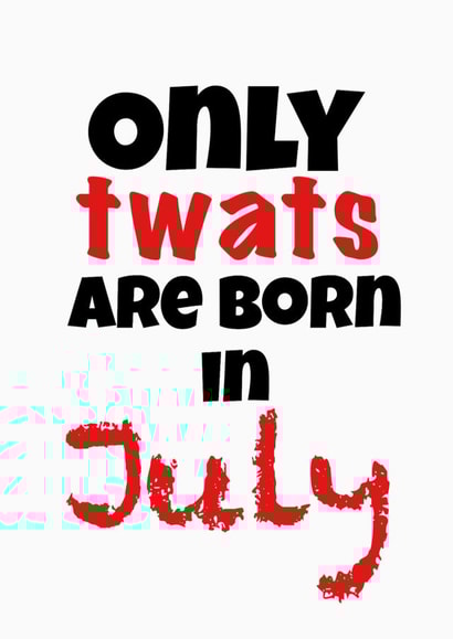 Funny birthday card for friends and family created by Caitlins Creations