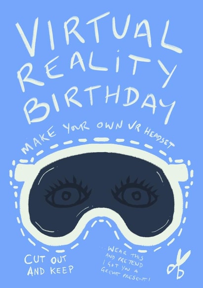 Funny Make Your Own Virtual Reality Vision Pro Headset created by By Big Will Limited