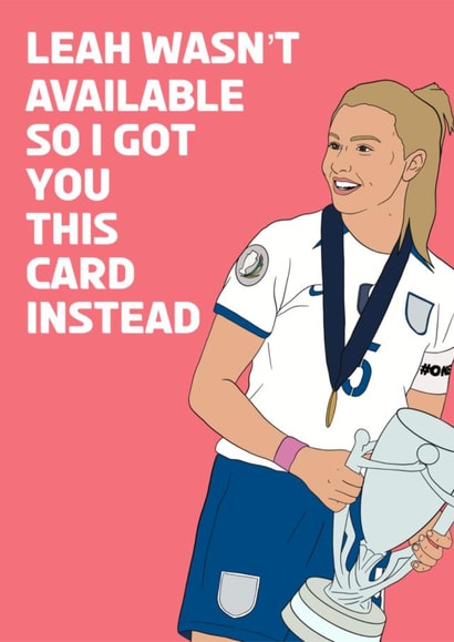 Leah Williamson Card created by Emily Render