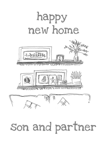Cute New Home Card - Son and Partner created by @MarcoLooks
