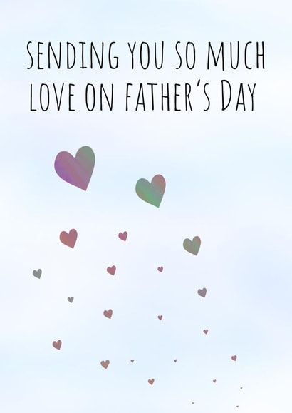 Heartfelt Father’s Day card for fathers who need some extra love created by Beyond Words