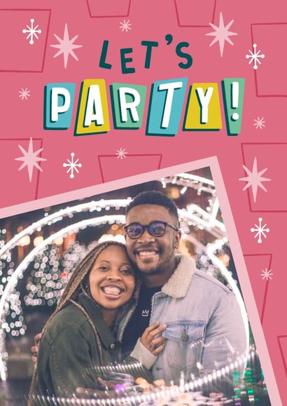 Fun Birthday Card - Let's Party! created by Josie Gledhill