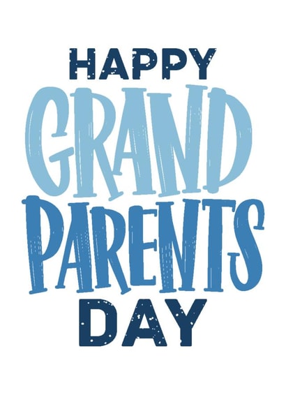 Happy Grandparents Day created by A Bee's Designs