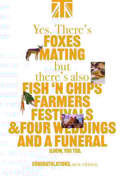 Funny Congratulations Card - British Citizenship - F created by CPB London