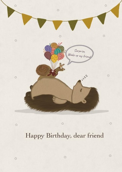 cute birthday card to dear friend created by happysoul_pav