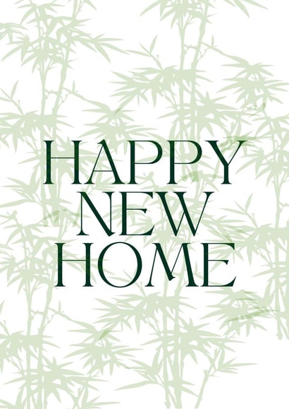 happy new home / plant lover home card / new home classic card created by Paper Party Cards
