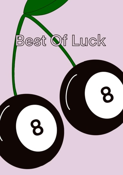 Best Of Luck Card created by Nevada Rose