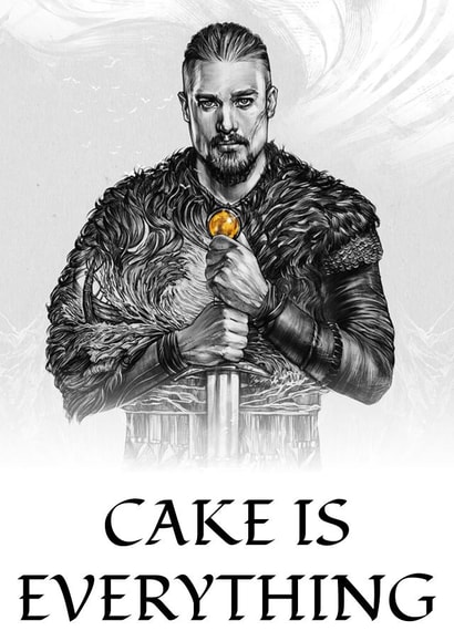 The Last Kingdom Birthday Card / Alexander Dreymon / Uhtred of Bebbanburg created by Bad Manners