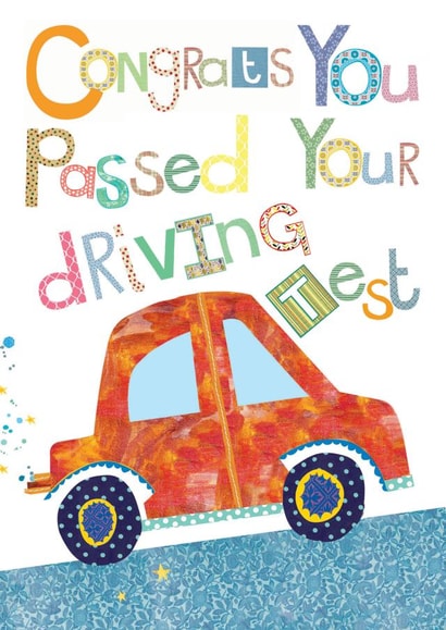 Classic Congratulations Card - Passed Your Driving Test created by Anya Higginson