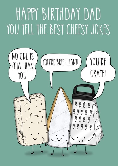 Best Cheesy Jokes - Happy Birthday Dad created by All The Best