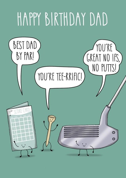 Happy Birthday Day - Golf Theme created by All The Best