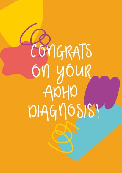Neurodiversity Card - Congrats On Your ADHD Diagnosis created by Xoxo Designs by Ruth