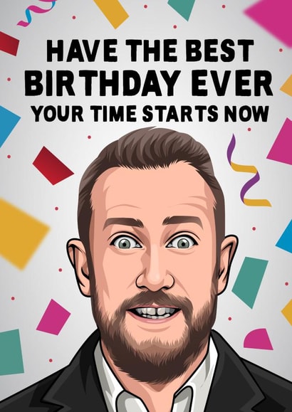 Alex Horne Funny Taskmaster Birthday Card created by All Things Banter