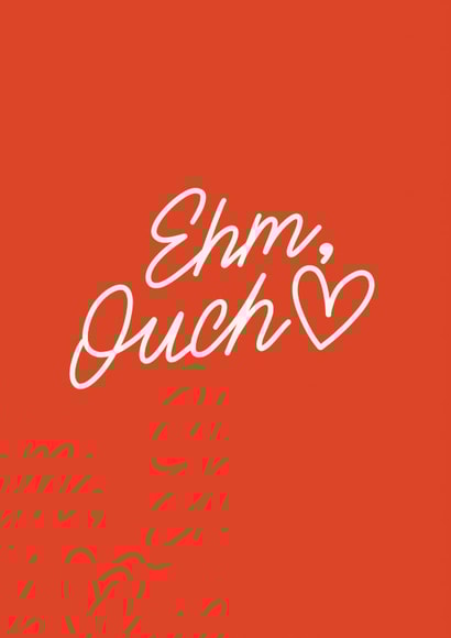 Thinking Of You - Get Well Soon - Ouch created by This Thing They Call Recovery