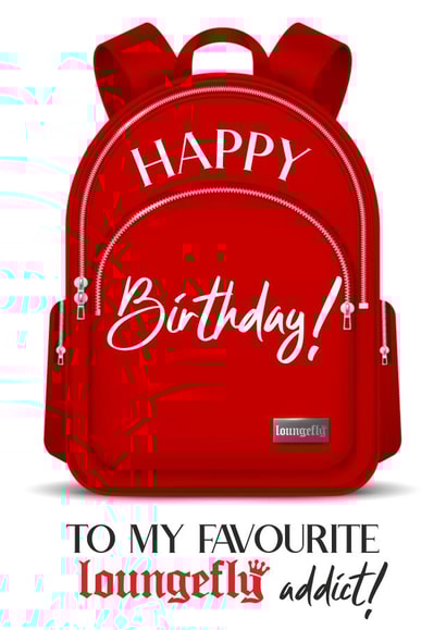 Loungefly Addict Birthday Card created by Kelman Cards