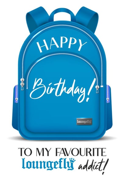 Loungefly Bag Addict Birthday Card created by Kelman Cards