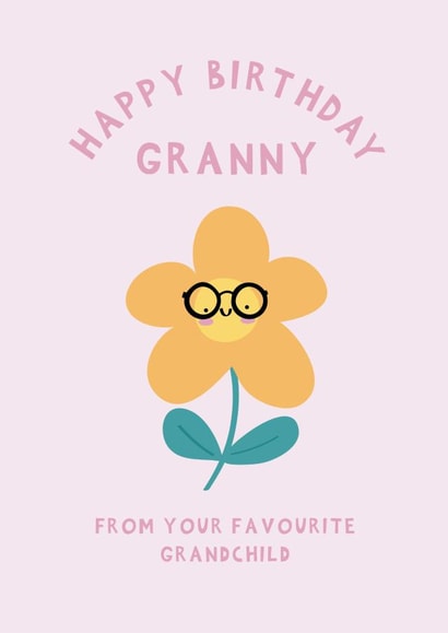 Cheeky Birthday Card - Granny - From Your Favourite created by Jessica Eyre