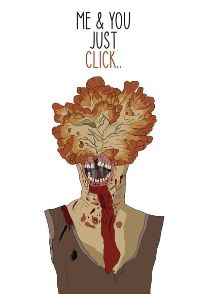 The Last of Us Funny Greeting Card created by Leonie Jenkins