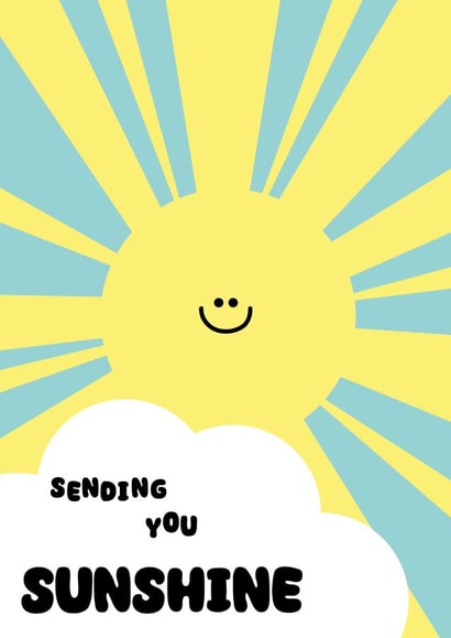 SENDING YOU SUNSHINE - A cute token to send to brighten up someones day. created by Jana May