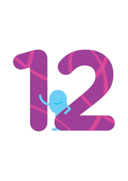 12th Birthday Card created by Hello Squid