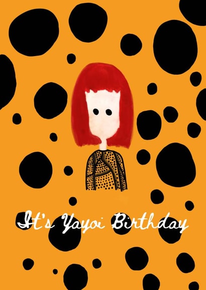 Yayoi Kusama Polkadot Birthday created by Artisal