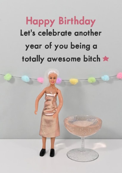 Birthday celebrating created by Bold & Bright Cards