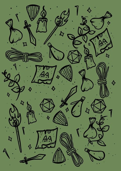 Fantasy Adventurer created by Misty Moon Illustrations