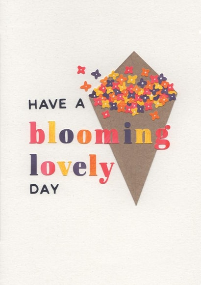 Cute birthday card - Have a blooming lovely day created by Stacey Knights