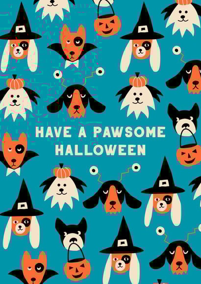 Cute Halloween Dogs for friends and family created by Cheryl Alice