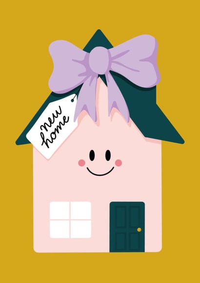 Cute New Home Card - Gift Wrapped created by Dani White