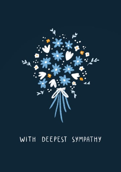 Heartfelt Sympathy Card - Floral Bunch created by Valeria Frustaci