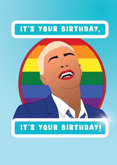 Birthday Card - Musical Theatre, Everybody's Talking About Jamie created by Page to Page Creations