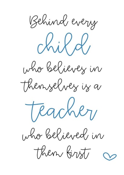 Cute Card for Teacher End of Term Gift created by The Hidden Shed