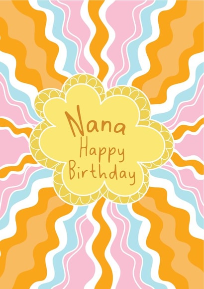 Happy Birthday To My Nana - Nana Birthday Card created by @Laura Lonsdale Designs