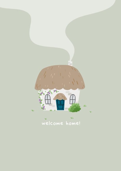 Cute Welcome Home Card created by Grandma Keiko