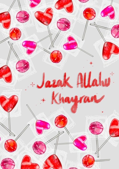 Jazak Allahu Khayran (Thank you Card) created by Yaz Raja Designs