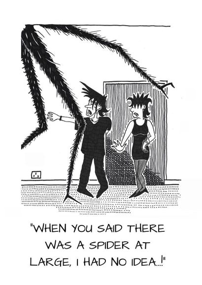 Any occasion - any recipient - spider at large. created by The Doldrums