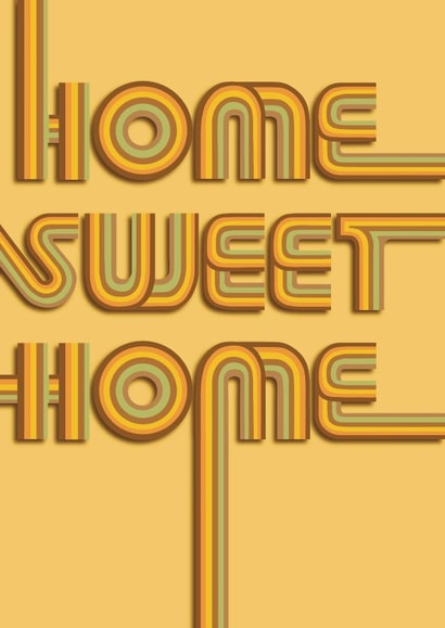 Home Sweet Home- Retro New Home Card created by Jen James