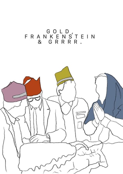 Christmas Card - inspired by TV show Bottom, episode ‘Holy’ created by Craft isn't Dead!